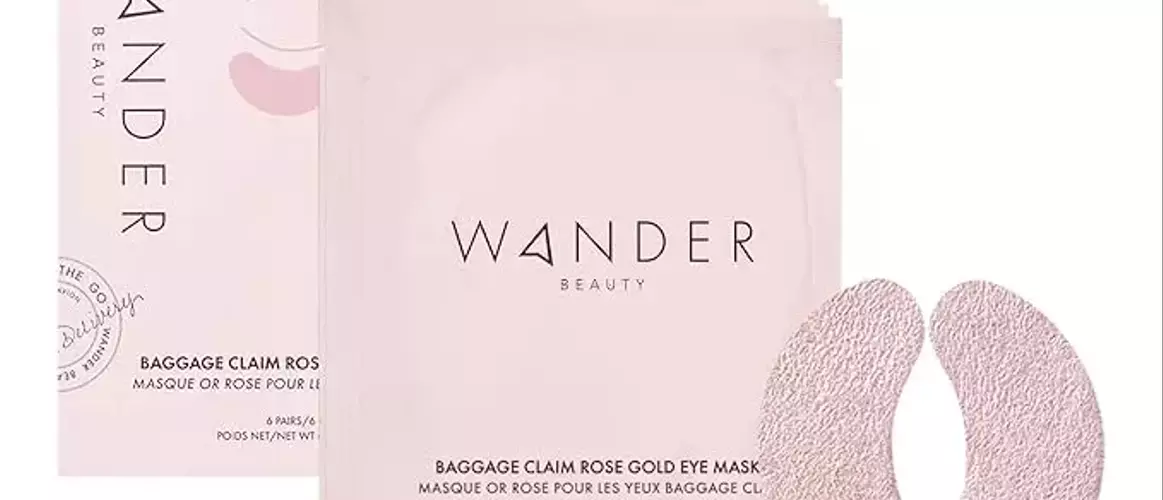 Wander Beauty's Gold Foil Eye Patches Revive and Brighten the Delicate Under-Eye Area