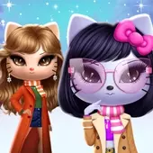 play Kitty Squad Winter Dress Up