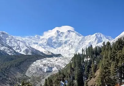 Majestic Nanga Parbat: Himalayan Winter Wonderland