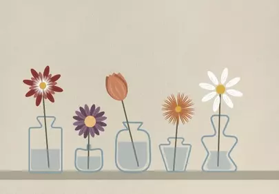 Charming Minimalist Floral Vases for Modern Decor