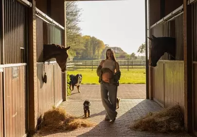 Radiant Pregnancy: A Rustic Farmhouse Motherhood Portrait