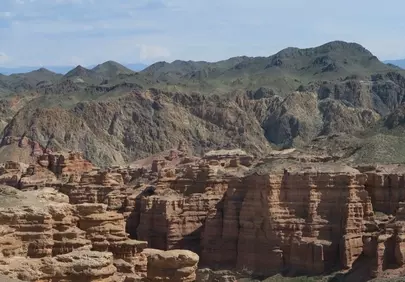 Breathtaking Charyn Canyon: Kazakhstan's Majestic Red Rocks
