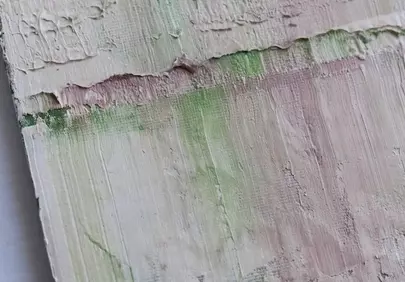 Abstract Textured Painting: Serene Pastel Layers