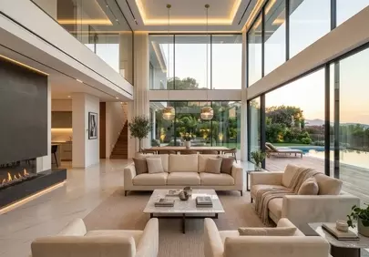 Stunning Sunset Serenity: Luxury Living with Panoramic Views