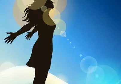 Empowered Silhouette: Freedom Under an Open Sky