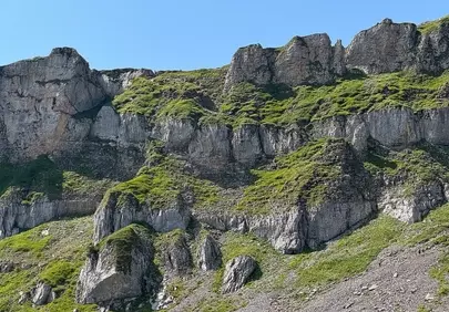 Majestic Alpine Cliffs: Summer Hiking in Austria