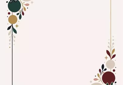Elegant Boho Floral Frame: Modern Botanical Invitation Template