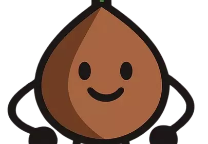 Charming Seed Sprout Mascot: Growth and Positive Thinking