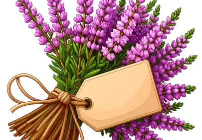 Vibrant Heather Bouquet: Vintage Charm, Modern Appeal