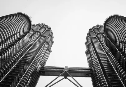 Iconic Twin Towers: Soaring Architecture and Sky-High Connection