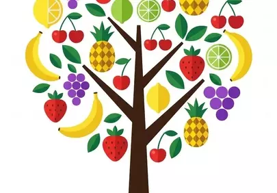 Vibrant Fruit Tree: A Symphony of Freshness