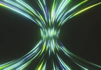 Hypnotic Light Trails: A Journey Through a Digital Vortex