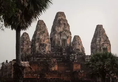 Mystical Angkor Wat: Ancient Temples & Tropical Silhouettes