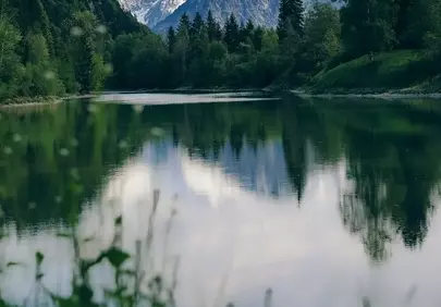 Stunning Alpine Panorama Reflected in Tranquil Lake