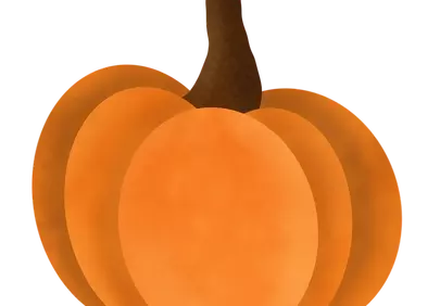 Vibrant Autumn Pumpkin Art: Festive Fall Decoration Graphic