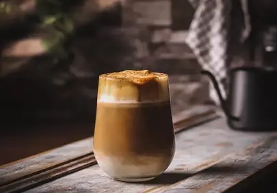 Invigorating Iced Latte: A Refreshing Morning Cafe Delight