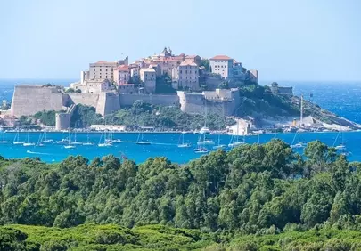 Breathtaking Calvi Citadel: Island Paradise Panorama