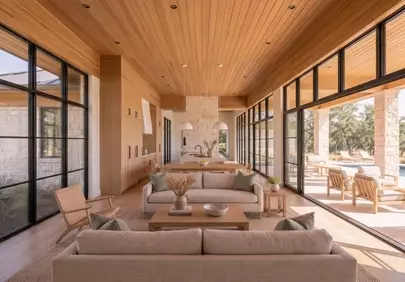 Stunning Open-Plan Luxury: Modern Living with Seamless Indoor-Outdoor Flow