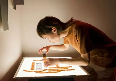 Intricate Film Inspection: Unveiling Photographic Details