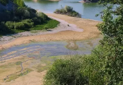 Serene Sunset Lake: Nature's Tranquil Oasis Beckons