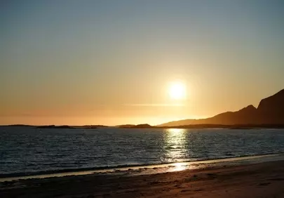 Breathtaking Nordic Sunset: Coastal Serenity in Norway