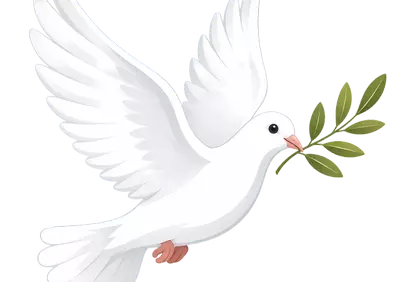 Graceful Dove Soaring: A Symbol of Peace and Hope