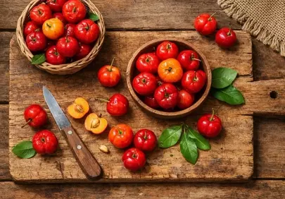 Vibrant Acerola: Tropical Superfruit Bursting with Vitamin C