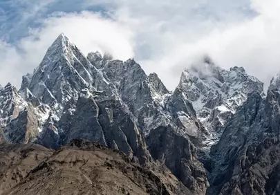 Majestic Karakoram Peaks: A Snow-Capped Adventure