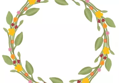 Vibrant Spring Floral Wreath: A Burst of Nature's Art