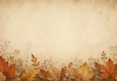 Stunning Autumn Leaves: Elegant Watercolor Background