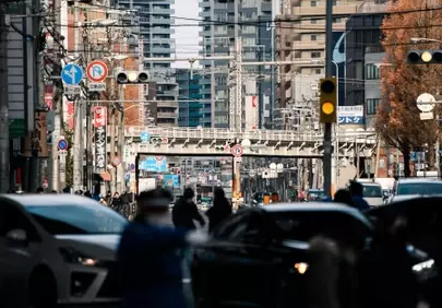 Vibrant Urban Pulse: A Glimpse into City Life