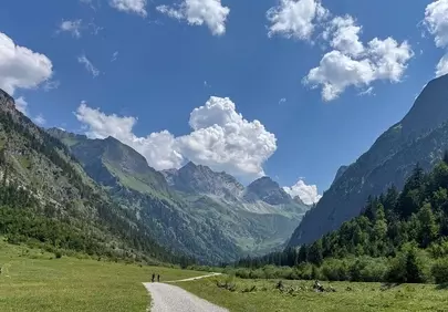 Breathtaking Alpine Valley: Summer Hiking Paradise