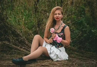Autumn Muse: Bohemian Beauty Amidst Nature's Embrace