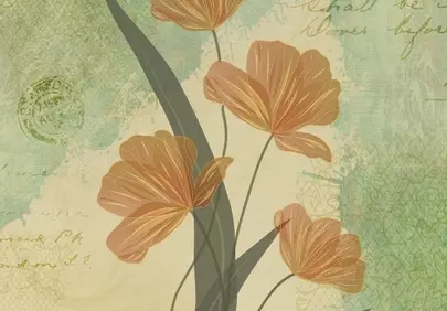 Vintage Watercolor Blooms: Pastel Floral Artistry