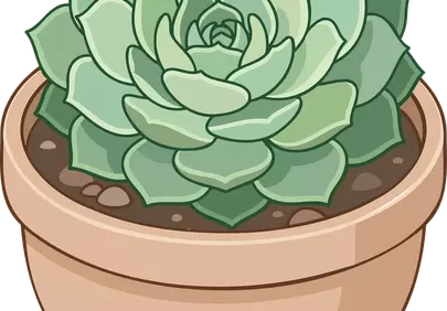 Charming Pixel Art Succulent: Retro Home Decor & Game Asset
