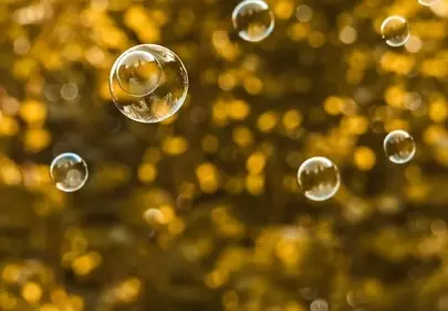Enchanting Bubbles: Sparkling Joy in Nature's Bokeh