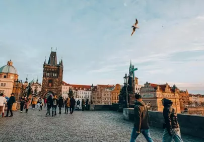 Charming Prague: Charles Bridge at Golden Hour