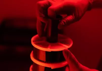 Enigmatic Red Light: Film Development in Progress