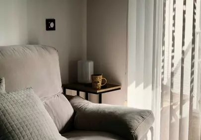 Sun-Kissed Serenity: A Cozy Living Room Retreat