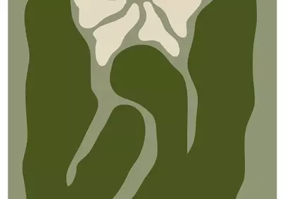 Minimalist Floral Charm: Modern Daisy Illustration