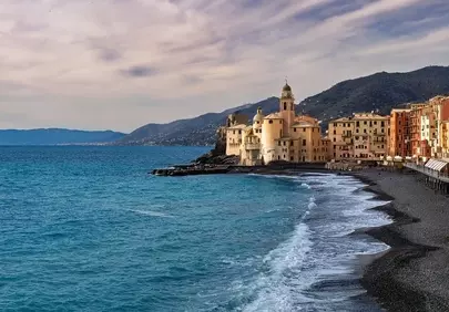 Breathtaking Coastal Sunset: European Charm by the Sea