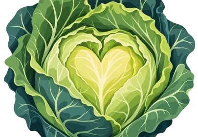 Heart-Centered Cabbage: A Symbol of Healthy Love