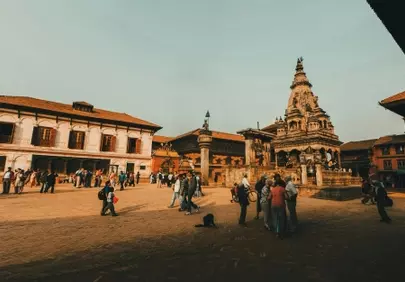 Ancient Nepal Square: Timeless Temples & Bustling Life