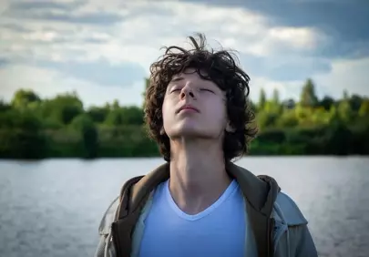 Serene Summer Escape: Teenager's Peaceful Nature Meditation