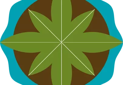 Minimalist Leaf Geometric Design Symbolism