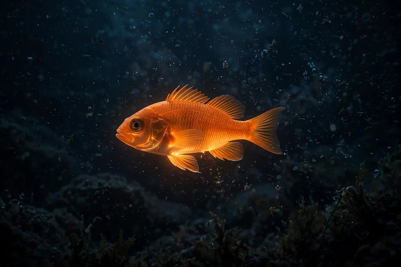 Luminous Goldfish: A Glimmer in the Dark Abyss