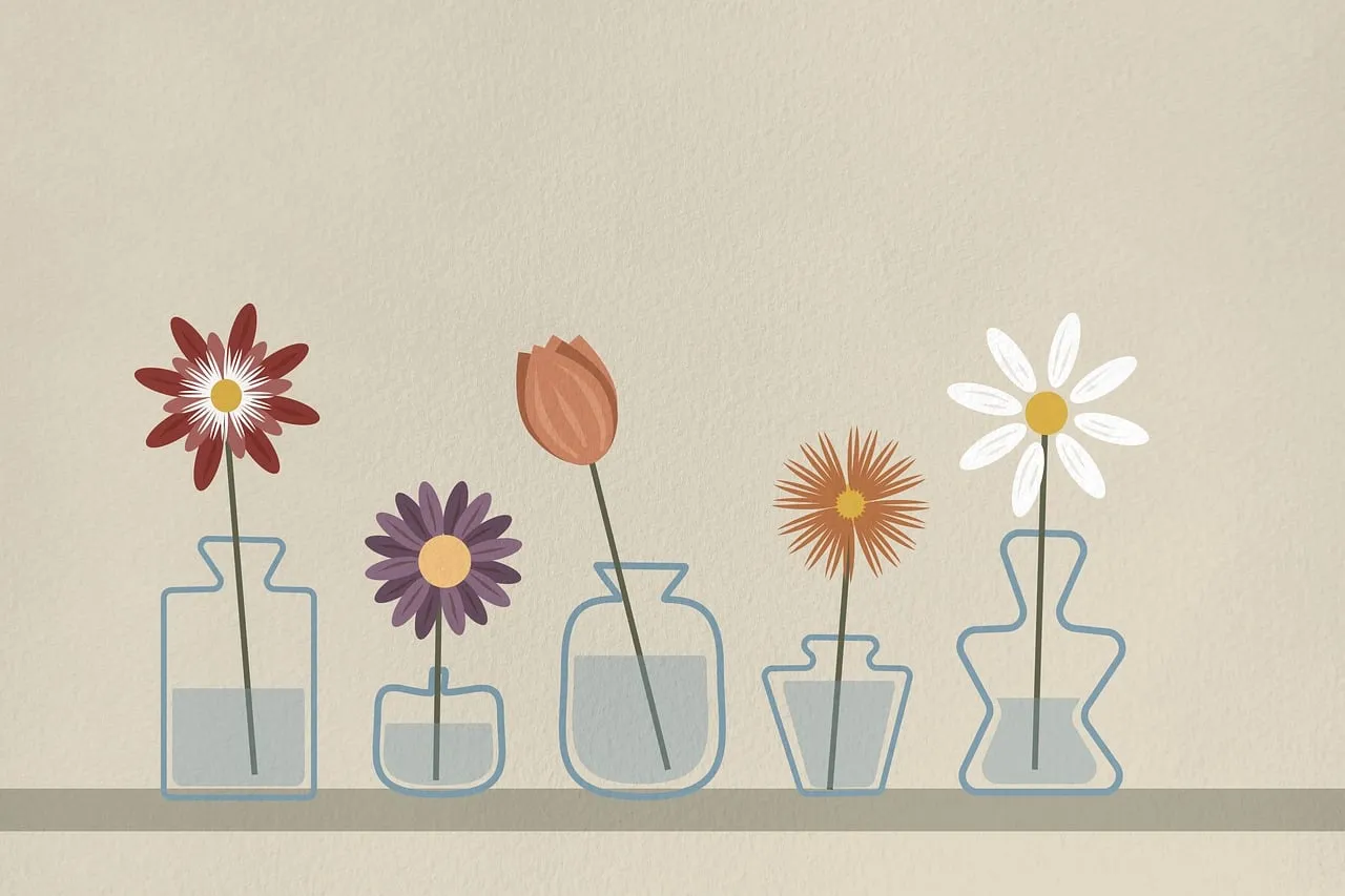 Charming Minimalist Floral Vases for Modern Decor