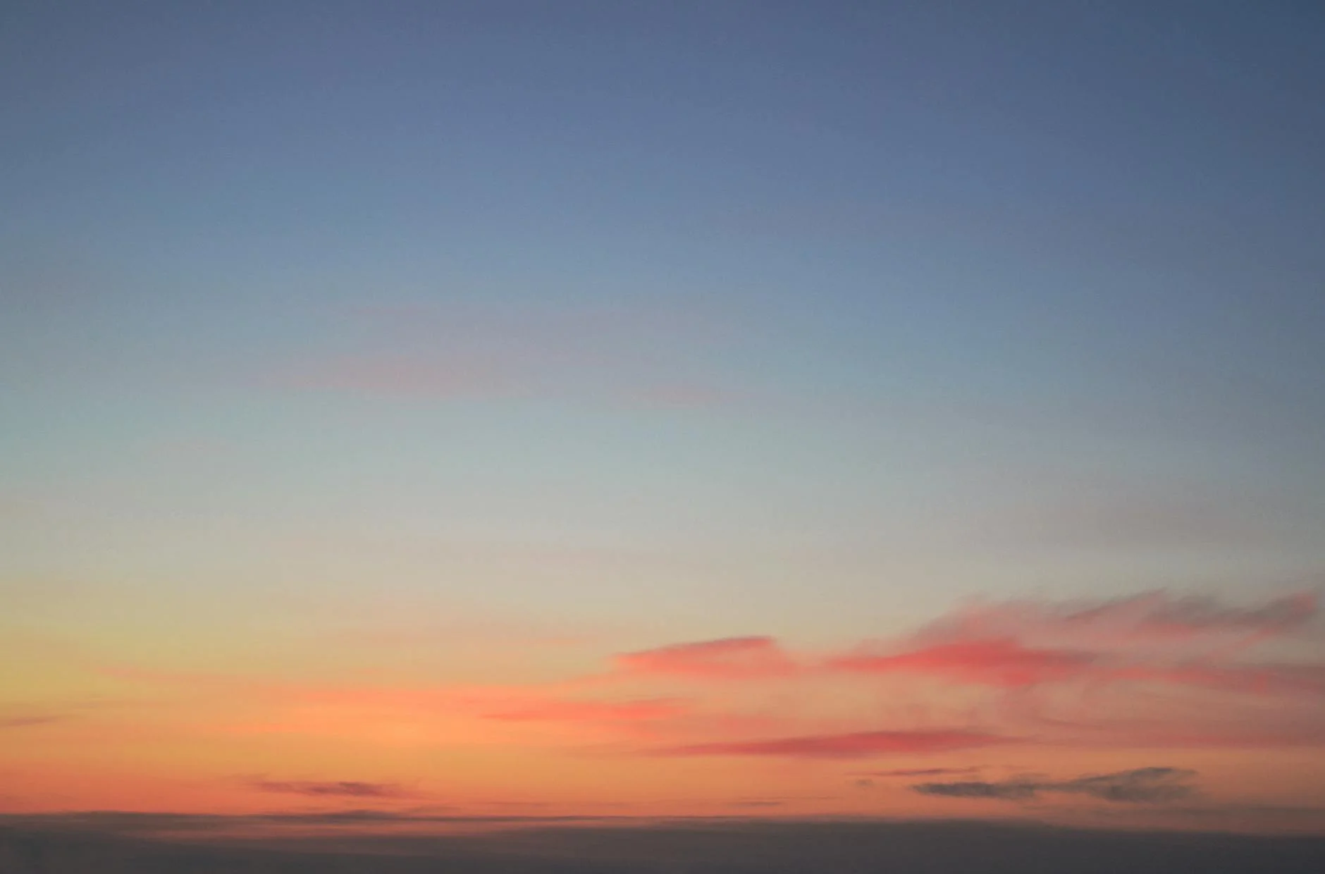 Dramatic Sunset Hues: Vibrant Sky Panorama