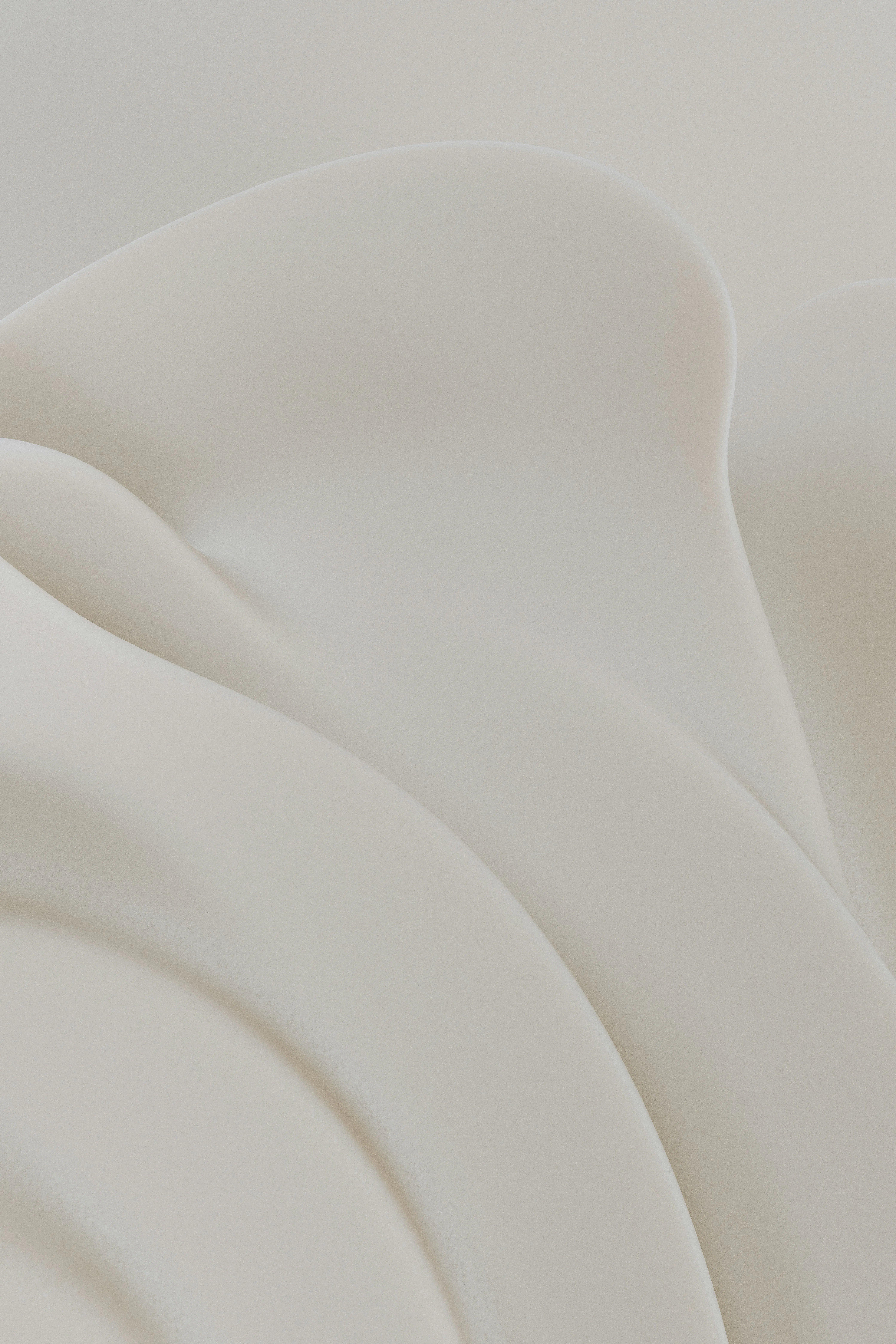 Abstract White Fabric Flow: Elegant Wavy Texture Background