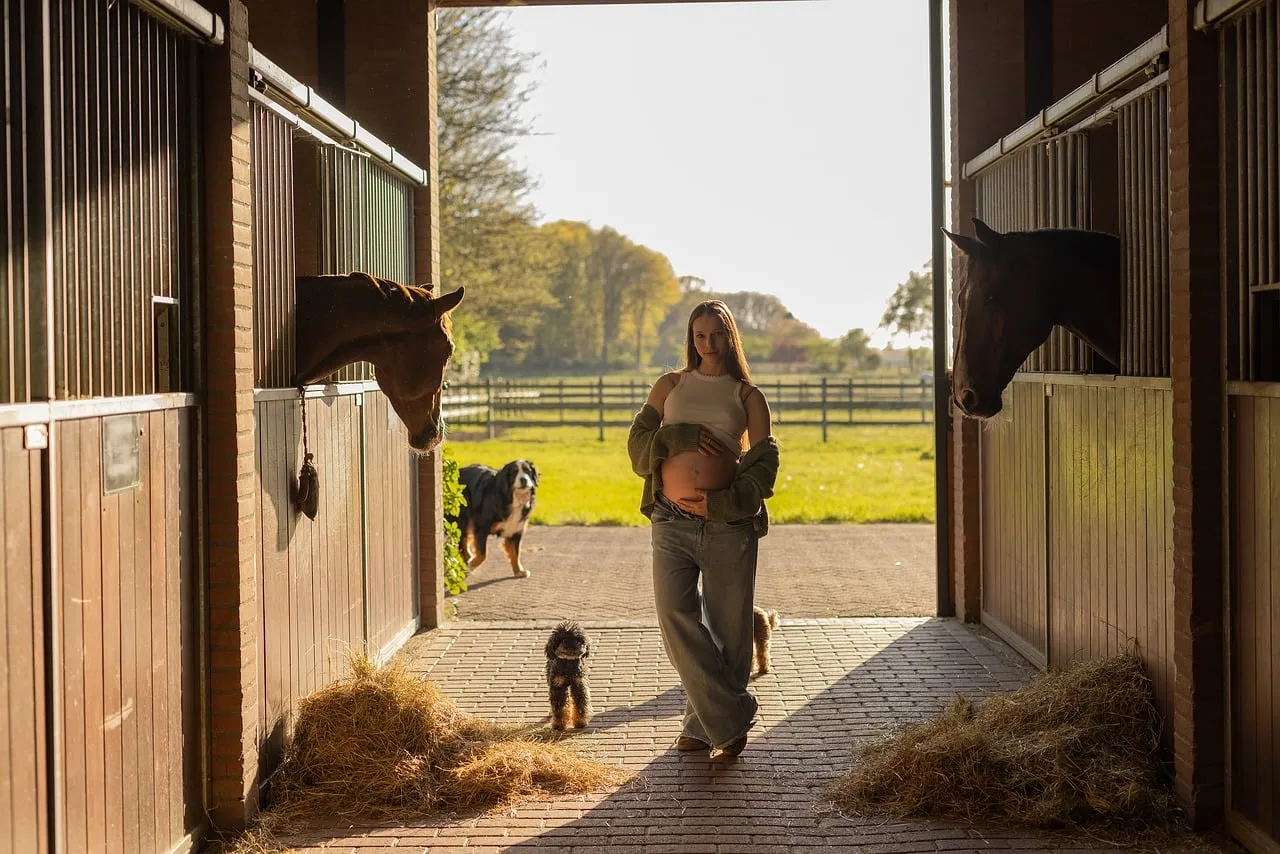 Radiant Pregnancy: A Rustic Farmhouse Motherhood Portrait